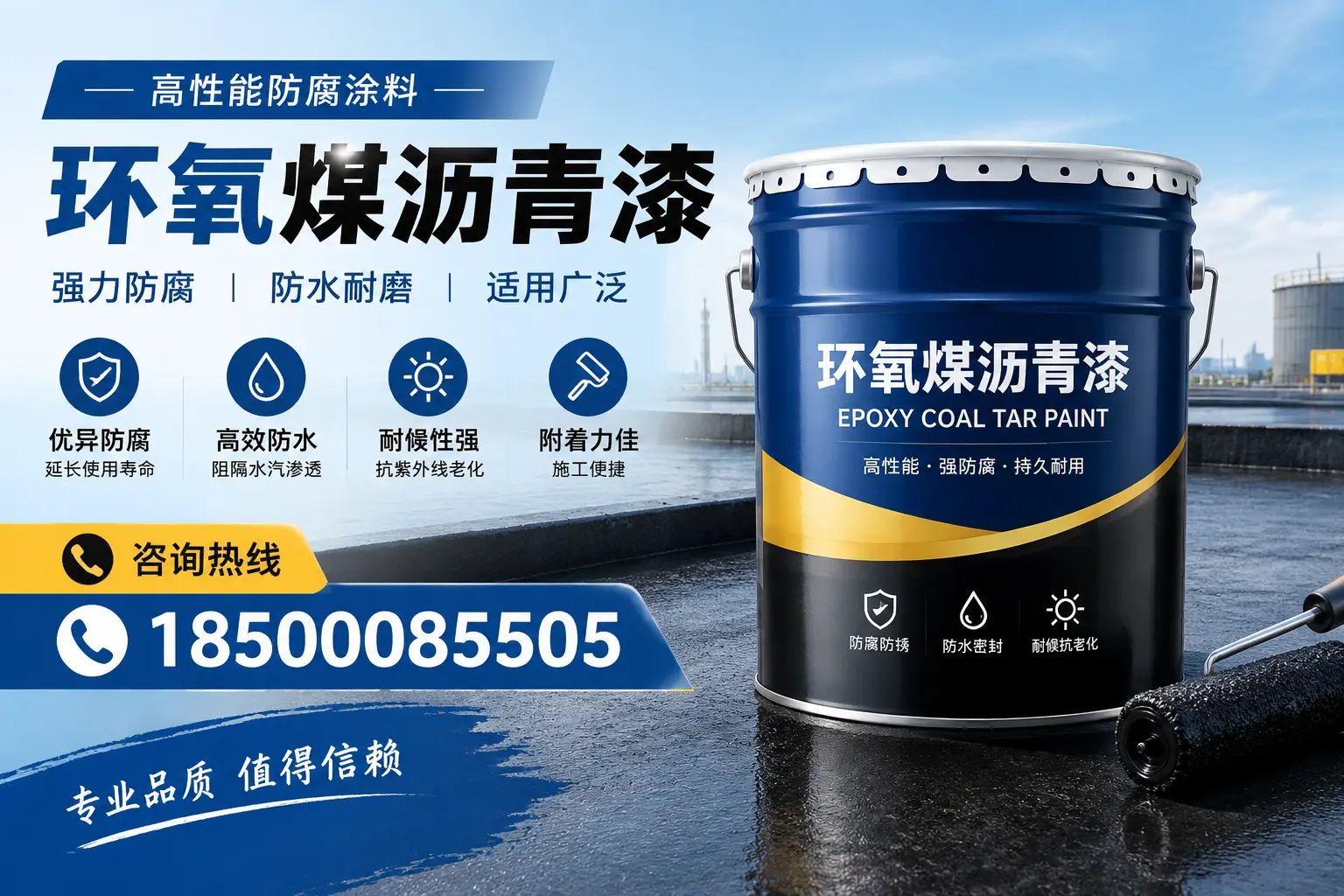 环氧煤沥青漆的主要成分与功能，南通用户深度了解